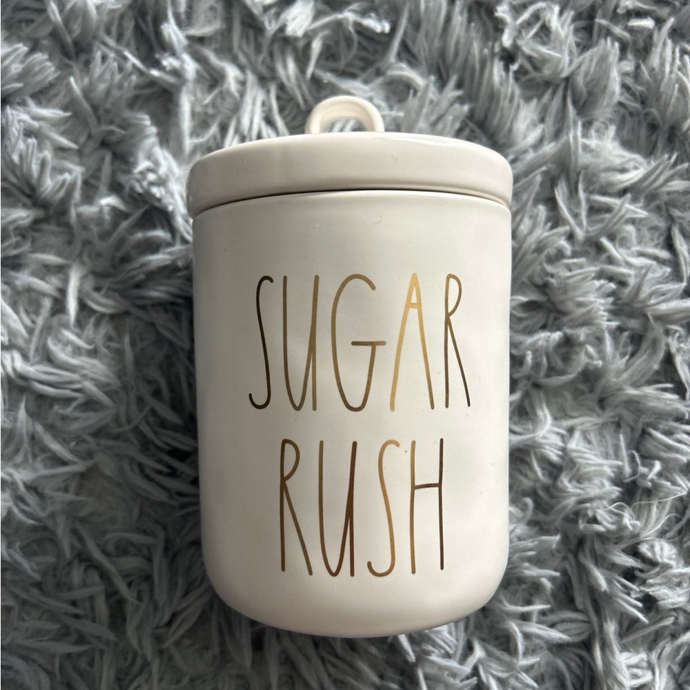White Sugar Rush Canister
